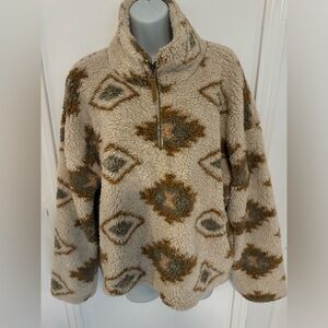 Thread and Supply Fleece Sherpa Pullover